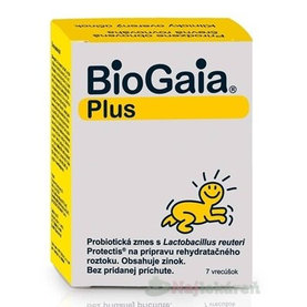 BioGaia ProTectis Plus pre diétny režim pri hnačke, prášok na perorálny rehydratačný roztok, 1x7ks