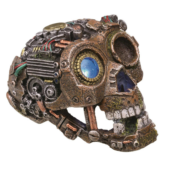 Cyborg Skull 2 s LED 15,7cm