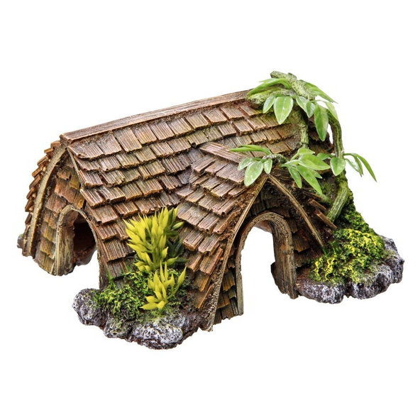 Chatka s rastlinami 15,5cm