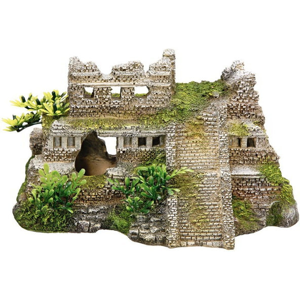 Májske ruiny s rastlinami 21,5cm