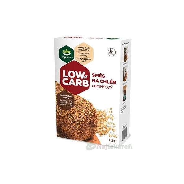 topnatur LOW CARB ZMES NA CHLIEB Semienkový