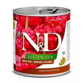 Farmina N&D dog QUINOA venison & coconut konzerva 285g