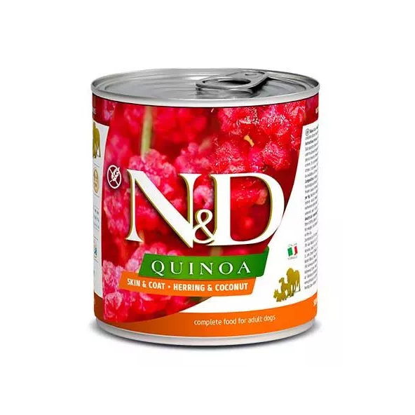 Farmina N&D dog QUINOA herring & coconut konzerva 285g