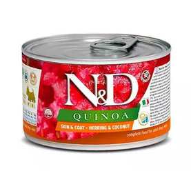 Farmina N&D dog QUINOA herring & coconut konzerva 140g