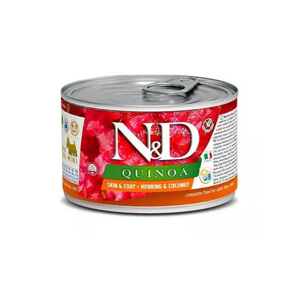 Farmina N&D dog QUINOA herring & coconut konzerva 140g