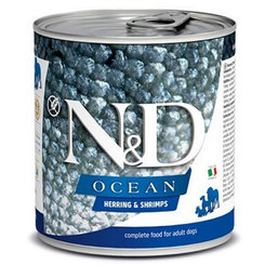 Farmina N&D dog OCEAN herring & shripms konzerva 285g