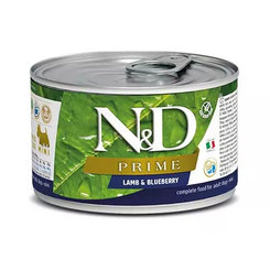 Farmina N&D dog PRIME lamb & blueberry konzerva 140g