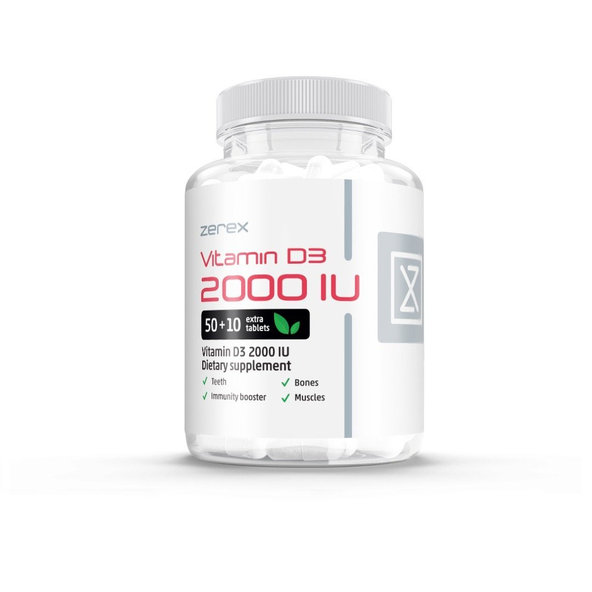 Zerex Vitamín D 2000 IU, 60ks