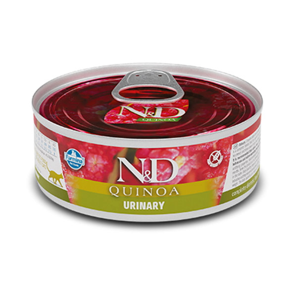 Farmina N&D cat QUINOA urinary konzerva 80g