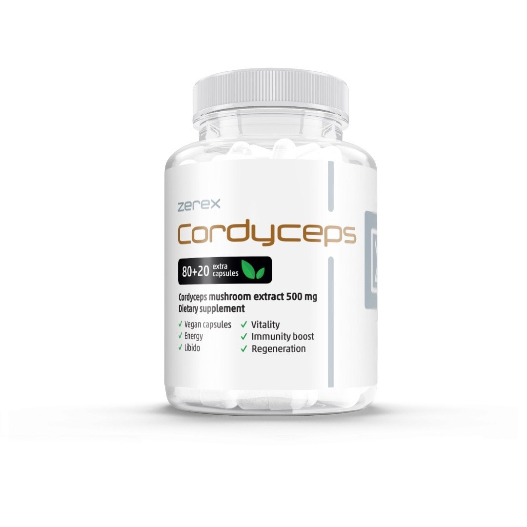 E-shop Zerex Cordyceps extrakt 500 mg cps 1x100 ks