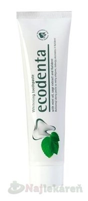 EcoDenta Brilliant Whitening mint zubná pasta 100 ml