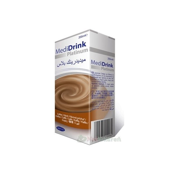 MediDrink Platinum príchuť kávová 30x200 ml