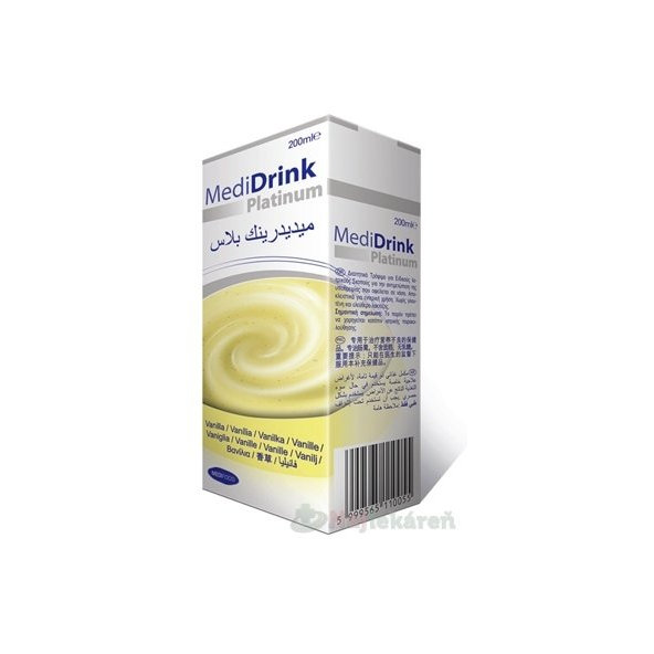 MediDrink Platinum príchuť vanilka 30x200 ml