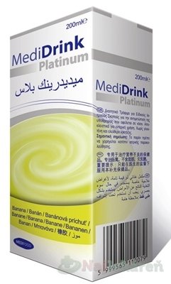 E-shop MediDrink Platinum príchuť banán 30x200 ml