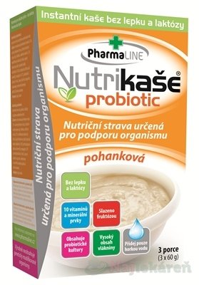 E-shop Nutrikaša probiotic - pohanková 3x60 g