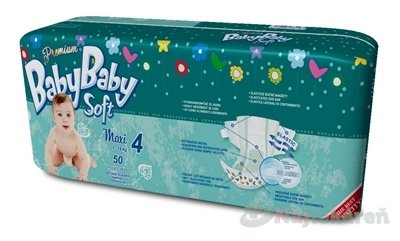 E-shop BabyBaby Soft Premium Maxi 7-18kg, detské plienky 50ks