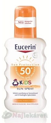E-shop Eucerin SUN SENSITIVE PROTECT SPF 50+ detský sprej 200ml
