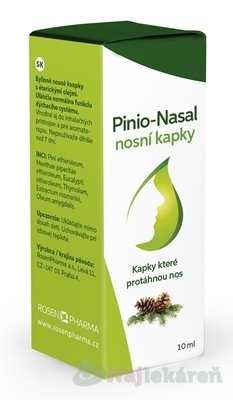 E-shop Pinio-Nasal nosné kvapky proti nádche 10 ml
