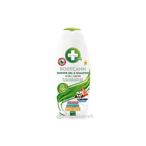 ANNABIS BODYCANN SHOWER GEL&SHAMPOO KIDS&BABIES 250ml