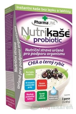 E-shop Nutrikaša probiotic - CHIA a čierna ríbezla 30x60 g