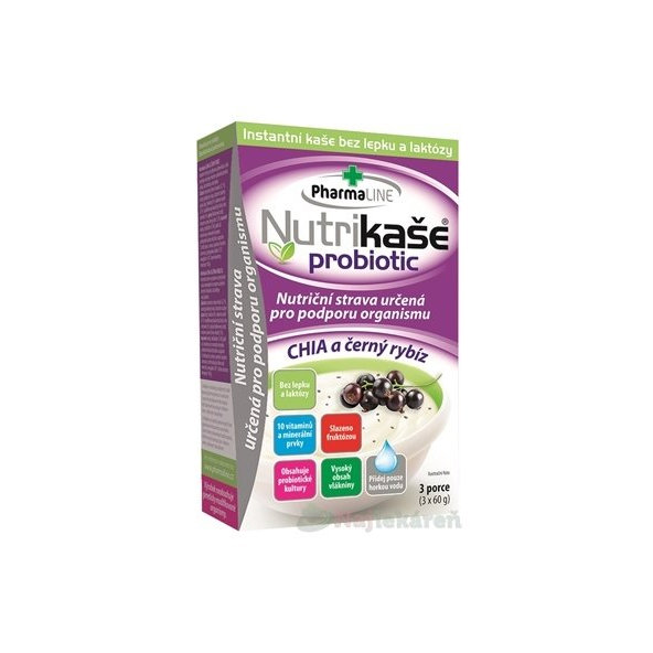 Nutrikaša probiotic - CHIA a čierna ríbezla 30x60 g