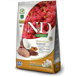 Farmina N&D dog QUINOA (GF) adult all breed, skin & coat, quail 7kg