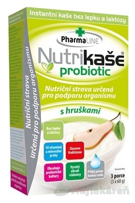 E-shop Nutrikaša probiotic - s hruškami 3x60 g