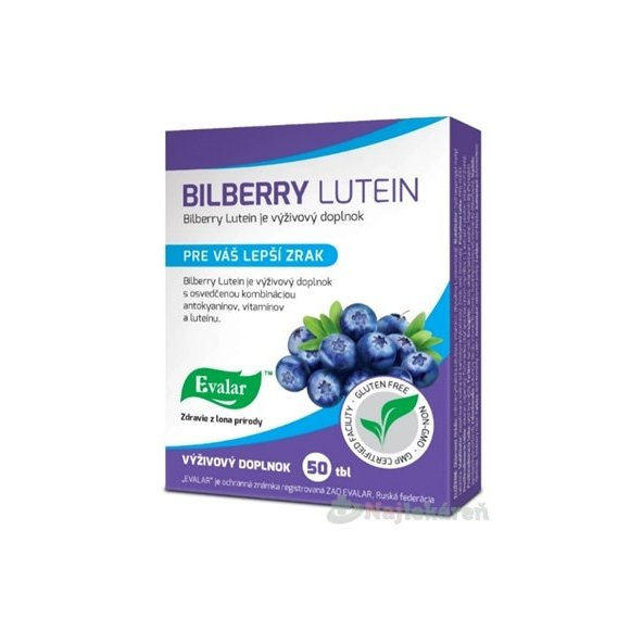 Evalar BILBERRY LUTEIN 50tbl