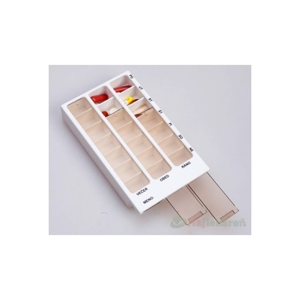 Kazeta na lieky pre celý týždeň 1ks