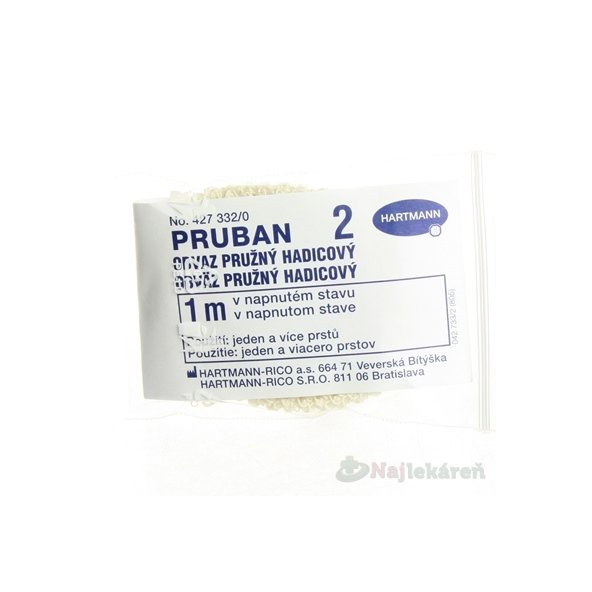 Pruban 2 Obväz pružný hadicový určený na rýchlu fixáciu krytia rán 1ks