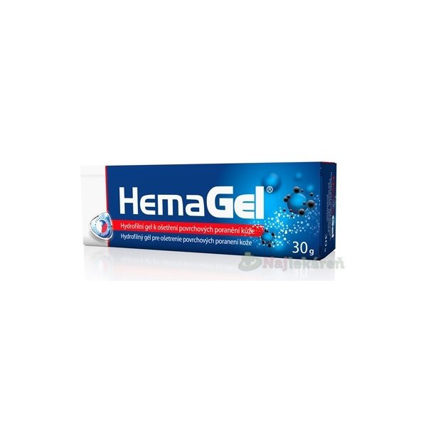 HemaGel - ošetrenie povrchových poranení, 30g