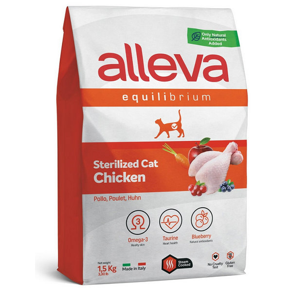 Alleva SP EQUILIBRIUM cat chicken sterilised 1,5kg