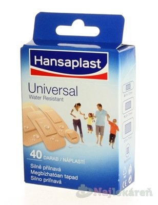 E-shop Hansaplast náplasť na rany vodeodolná 40ks