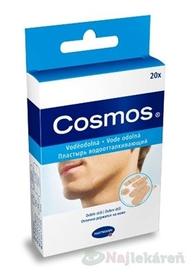 E-shop Cosmos Water-resistant Vodovzdorná náplasť 5 veľkostí 20ks