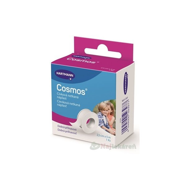 Cosmos por fixačná náplasť z netkaného textilu (2,5cmx5m) 1ks