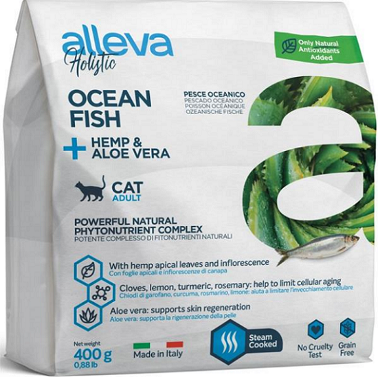 E-shop Alleva HOLISTIC cat adult ocean fish granule pre mačky 0,4kg