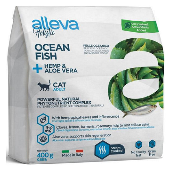 Alleva HOLISTIC cat adult ocean fish granule pre mačky 0,4kg
