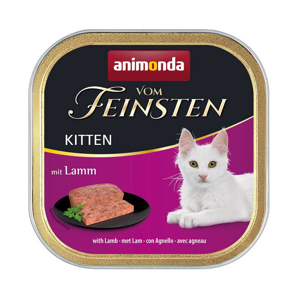 Animonda Vom Feinsten cat Kitten jahňa vaničky pre mačiatka 16x100g