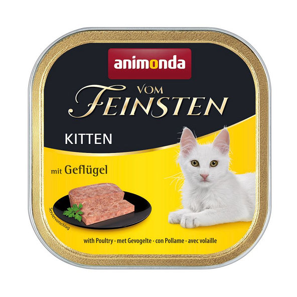 Animonda Vom Feinsten cat Kitten hydina 16x100g