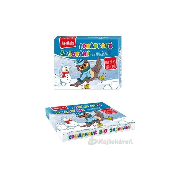 APOTHEKE KOLEKCIA Rozprávkové čajovanie BIO, 30 ks + omaľovánka