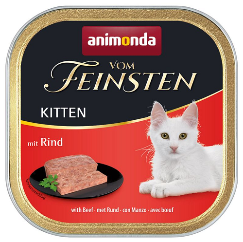 E-shop Animonda Vom Feinsten cat Kitten hovädzie vaničky pre mačiatka 16x100g