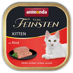 Animonda Vom Feinsten cat Kitten hovädzie vaničky pre mačiatka 16x100g