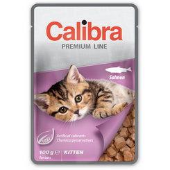 Calibra KAPSIČKA Premium cat Kitten Losos v omáčke 24 x 100g