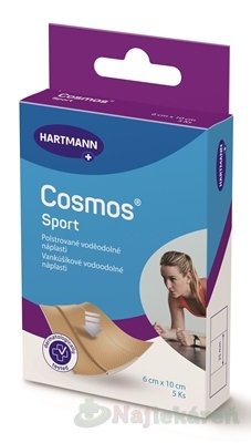 E-shop COSMOS Na šport náplasť na rany flexibilná (6x10 cm) 5ks