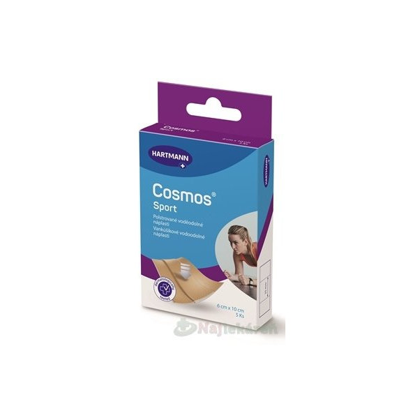 COSMOS Na šport náplasť na rany flexibilná (6x10 cm)  5ks