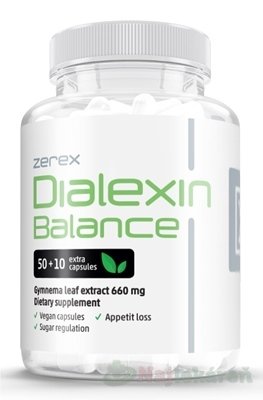 E-shop Zerex Dialexin balance na regulácia cukru v krvi, 60 ks