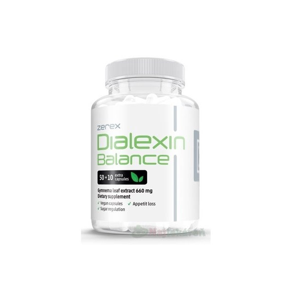 Zerex Dialexin balance na regulácia cukru v krvi, 60 ks