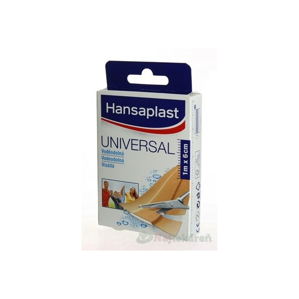 Hansaplast Universal Náplasť na rany (1mx6cm) 1ks