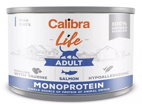 E-shop Calibra cat Life Adult salmon konzervy pre mačky 6x200g