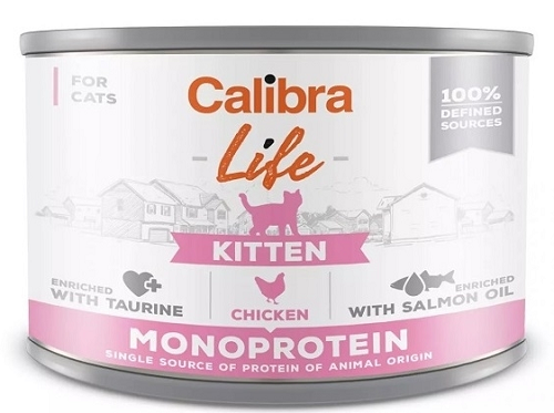 E-shop Calibra cat Life Kitten chicken konzervy pre mačky 6x200g